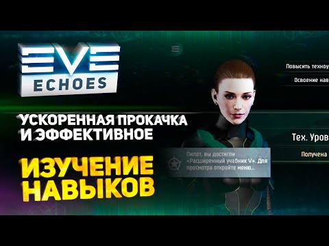 Видео: EVE Echoes - Быстрая прокачка // Эффективное изучение навыков // Что качать // Как ускорить // Гайд