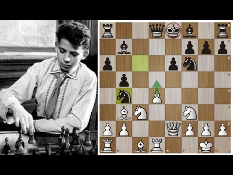 Видео: Шедевральная Атака 12-летнего Бориса Спасского! Шахматы.