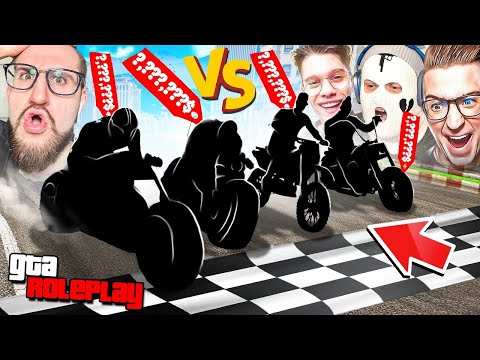 Видео: СЛОМАЛИ ВСЕ КОСТИ! 4 РАНДОМЫХ МОТОЦИКЛА - 3 ИСПЫТАНИЯ - 1 ПОБЕДИТЕЛЬ! (GTA 5 RP)