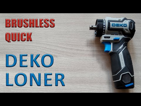 Видео: Обзор дрели-шуруповерта DEKO Loner 12v Pro