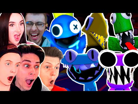 Видео: РАДУЖНЫЕ ДРУЗЬЯ 2 - ВСЕ СКРИМЕРЫ И ЮТУБЕРЫ В 1 ВИДЕО! - Rainbow Friends 2 Roblox [Роблокс]