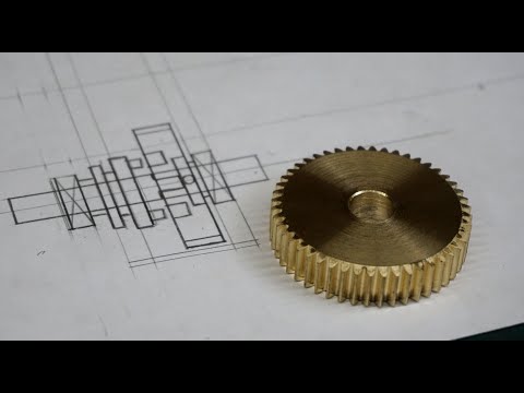 Видео: Зуборезка  Ведомая шестерня раздатки К-701