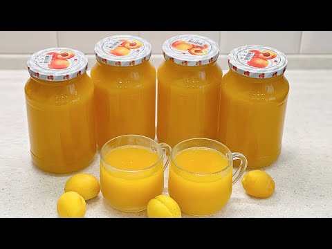 Видео: 🍑 Абрикосовый сок НАТУРАЛЬНЫЙ с мякотью на зиму.