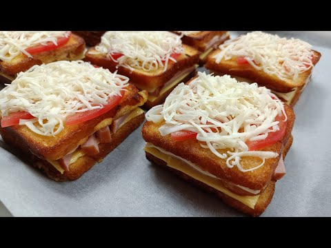 Видео: Горячие бутерброды Крок Месье. Им равных нет! Божественно вкусно!