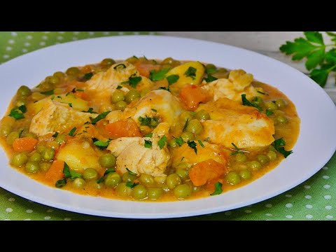 Видео: Пилешко бон филе с грах и картофи | Chicken Bon Fillet with Peas and Potatoes | Kуриное филе с горох