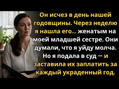 Видео: Мой муж исчез на годовщину — а через неделю я нашла его на свадьбе с моей сестрой