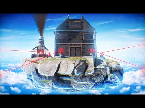 Видео: Живу на ЛЕТАЮЩЕМ ОСТРОВЕ целый Вайп в Rust/Раст