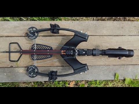 Видео: Самодельный арбалет против автомобильной двери / Homade crossbow VS a car door.