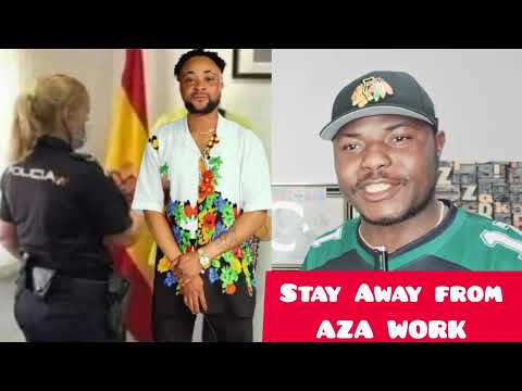 Видео: Его депортировали из города #Бильбао #Испания в #Нигерию из-за работы в AZA.