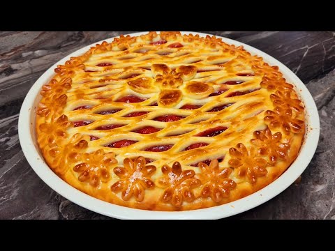 Видео: Пирог "Десятиминутка" ПЕКУ пока закипает чайник ГЛАВНОЕ быстро и вкусно. Пирог с ягодами.