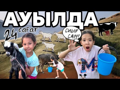 Видео: 24 САҒАТ АУЫЛДА 🐓🐎🐐🏘️🏡| ЖАНСАЯ МЕН АЯЛА СИЫР САУЫП КӨРДІ🐄🐄🤣👍🏻
