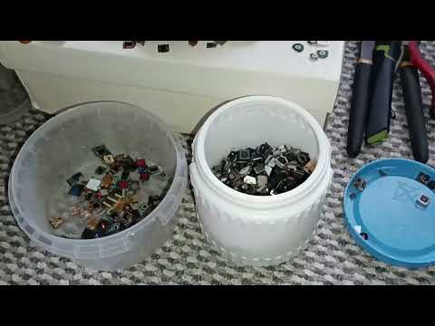 Видео: Золото из отходов с разборки мобильных телефонов ☝️