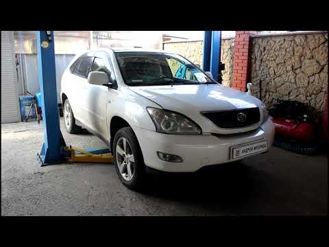 Видео: Замена передних шаровых опор на Toyota Harrier MCU30 Тойота Харриер 2004 года