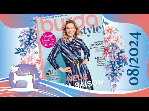 Видео: Burda Style 8/2024 Шедевральные Модели! Тренды Доминирующие На Подиумах! Классический Красный!