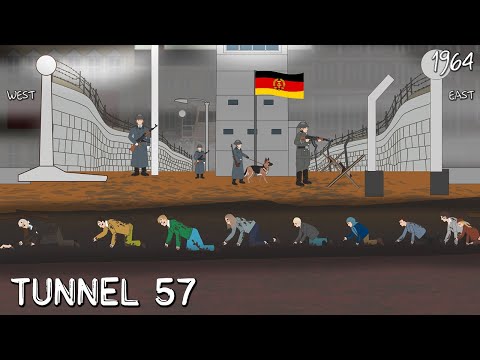 Видео: Большой побег из-под Берлинской стены (1964)