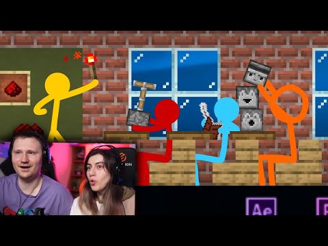 Видео: Анимация против Майнкрафта (эпизод 15) Redstone Academy - Animation vs  Minecraft Ep.15 | Реакция