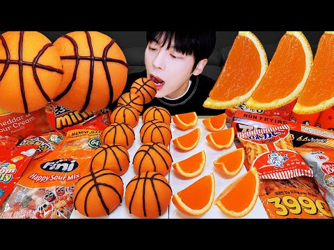 Видео: ASMR MUKBANG Галактическое медовое желе, конфеты, рецепт, десерты апельсиновая еда, лапши, мороженое
