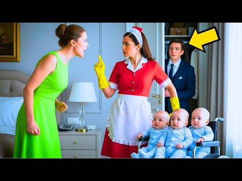 Видео: Богатый ВДОВЕЦ спрятался, чтобы увидеть, как его НЕВЕСТА обращается с его ТРОЙНЯШКАМИ... пока