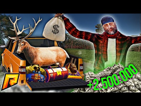 Видео: МІЛЬЙОНИ НА ПОЛЮВАННІ ТОПОВИЙ ЗАРОБІТОК на (RADMIR RP | HASSLE ONLINE)