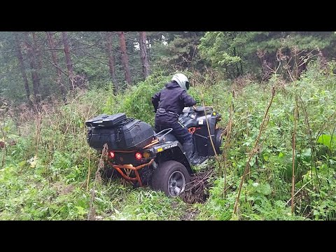 Видео: Квадроцикл RM 800 DUO в условиях леса