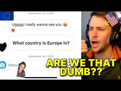 Видео: Реакция американца на вопрос «Какую самую глупую вещь вам когда-либо говорил американец?»