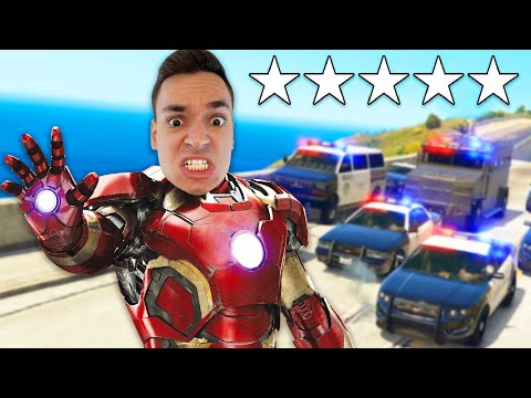 Видео: GTA V, НО СТАВАМ СУПЕРГЕРОЙ! (GTA 5 Iron Man Mod)