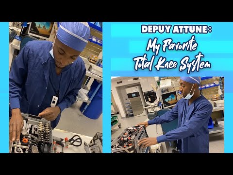 Видео: Depuy Attune: Моя любимая система тотального протезирования колена | Руководство по технике и сбо...