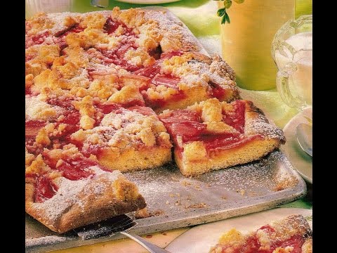 Видео: Пирог с ревенем - вкусно и полезно
