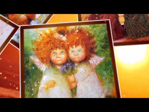 Видео: Солнечные ангелы. Художник Галина Чувиляева