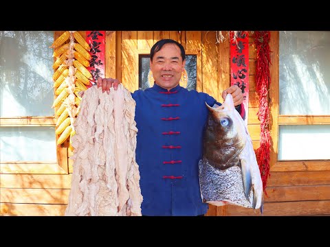 Видео: Мы приготовили гигантскую рыбью голову с толстыми кишками! Нереальный вкус! Особый рецепт от дядюшки