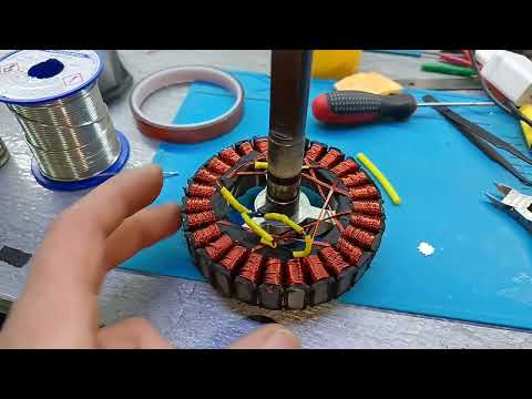 Видео: Вітрогенератор з мотор колеса спроба відновити