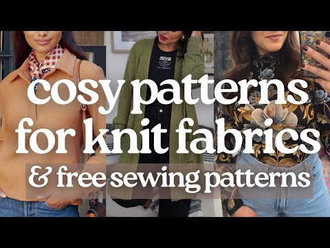 Видео: 7 УЮТНЫХ осенних выкроек для трикотажных полотен 🍂 БЕСПЛАТНЫЕ осенние выкройки, простые и понятны...