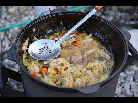 Видео: как приготовить басму в казане на огне.