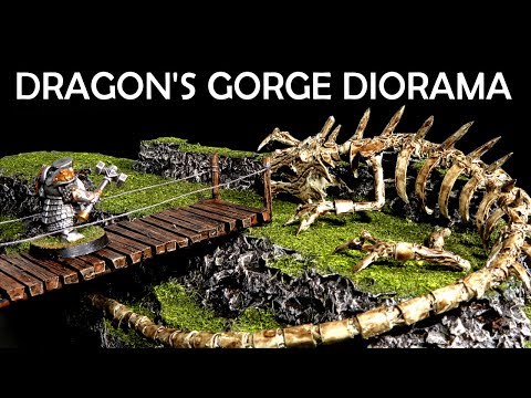 Видео: Ущелье Дракона — как построить простую диораму для D&D или Warhammer (интерактивный ландшафт)