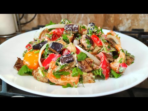 Видео: САЛАТ из БАКЛАЖАНОВ! Очень Вкусный и Неповторимый!