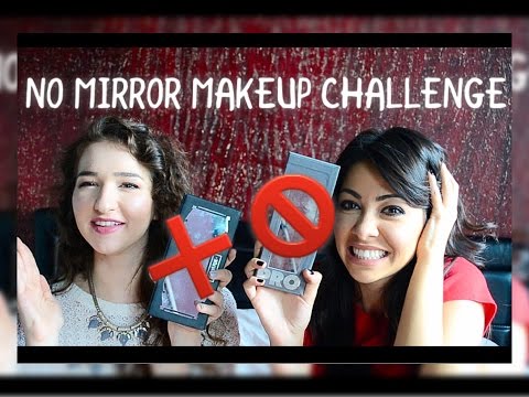 Видео: No Mirror Makeup Challenge w/ Murfeishun ♡ Грим без огледало | Септември 2016