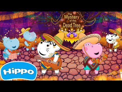 Видео: Гиппо 🌼 Dia de los Muertos: День мертвых 🌼 Серия-2 🌼Мультик игра для детей (Hippo)