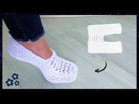 Видео: ВЯЗАТЬ ТАПОЧКИ ЛЕГКО ПОШАГОВО