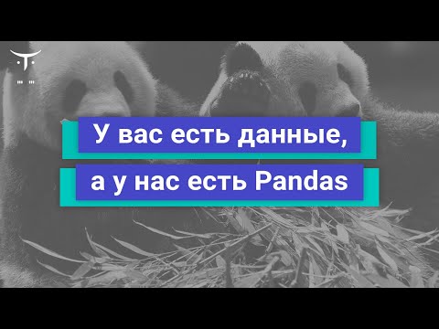 Видео: У вас есть данные, а у нас есть Pandas // Демо-занятие курса «Python Developer. Professional»