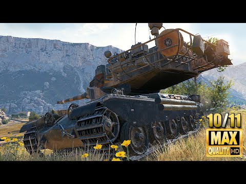 Видео: АМХ 50 В: Увлекательная игра на Утесе - World of Tanks