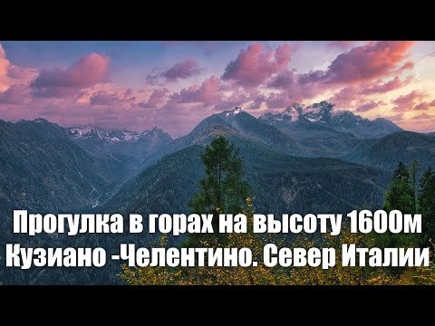 Видео: Прогулка в горах: Кузиано - Челентино. Поднялись на высоту 1600 м