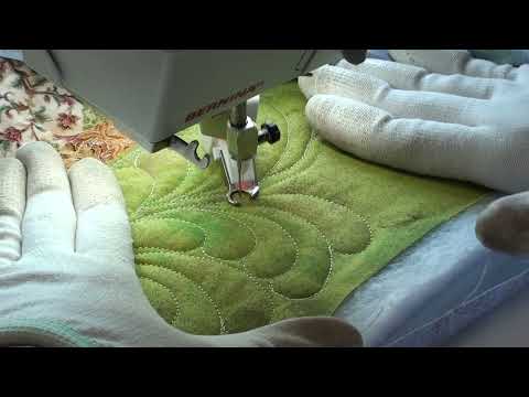 Видео: Стежка перья разного размера.