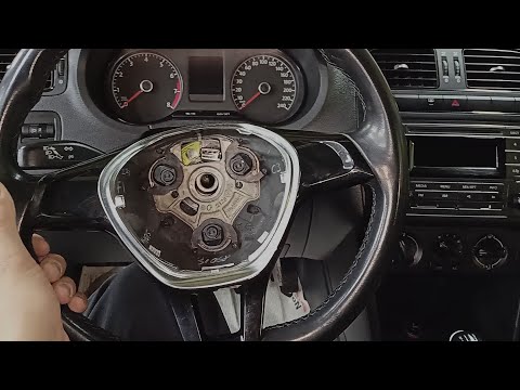 Видео: Снятие руля VW Polo 2015 года