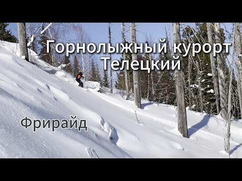 Видео: Фрирайд на Телецком! Безлюдный курорт.
