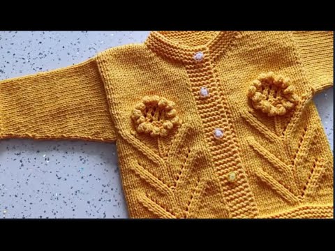 Видео: Вяжем яркую детскую кофточку 🌻СОЛНЕЧНЫЙ ПОДСОЛНУХ🌻 спицами I Очень ПОДРОБНЫЙ МАСТЕР-КЛАСС I 1 часть