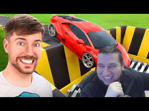 Видео: МАНУРИН СМОТРИТ Lamborghini vs. Измельчитель / Реакция Мистер Бист