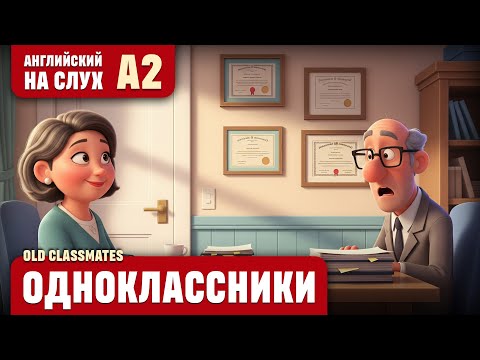 Видео: Одноклассники. Веселый рассказ (уровень А2). Английский на слух.
