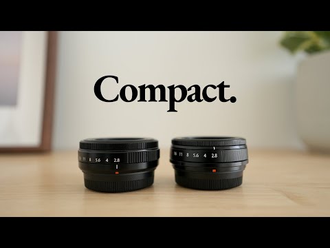 Видео: Fujifilm 23mm f2.8 против 27mm f2.8 — что лучше?