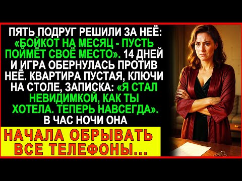 Видео: «Молчи месяц — покажешь характер», — решили подруги 4 к 1. На 14-й день она поняла, что ошиблась