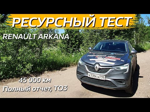 Видео: Renault Arkana 1.3 CVT после 45 000 км. Все косяки Рено Аркана. Ресурсный тест.